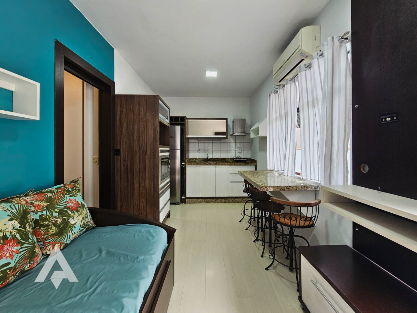 Apartamento mobiliado com 1 dormitório à venda no bairro Velha! - foto 1