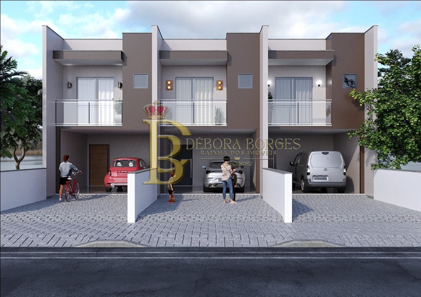 Sobrado de 3 quartos, no bairro Fortaleza Alta, em Blumenau | Eu Corretor