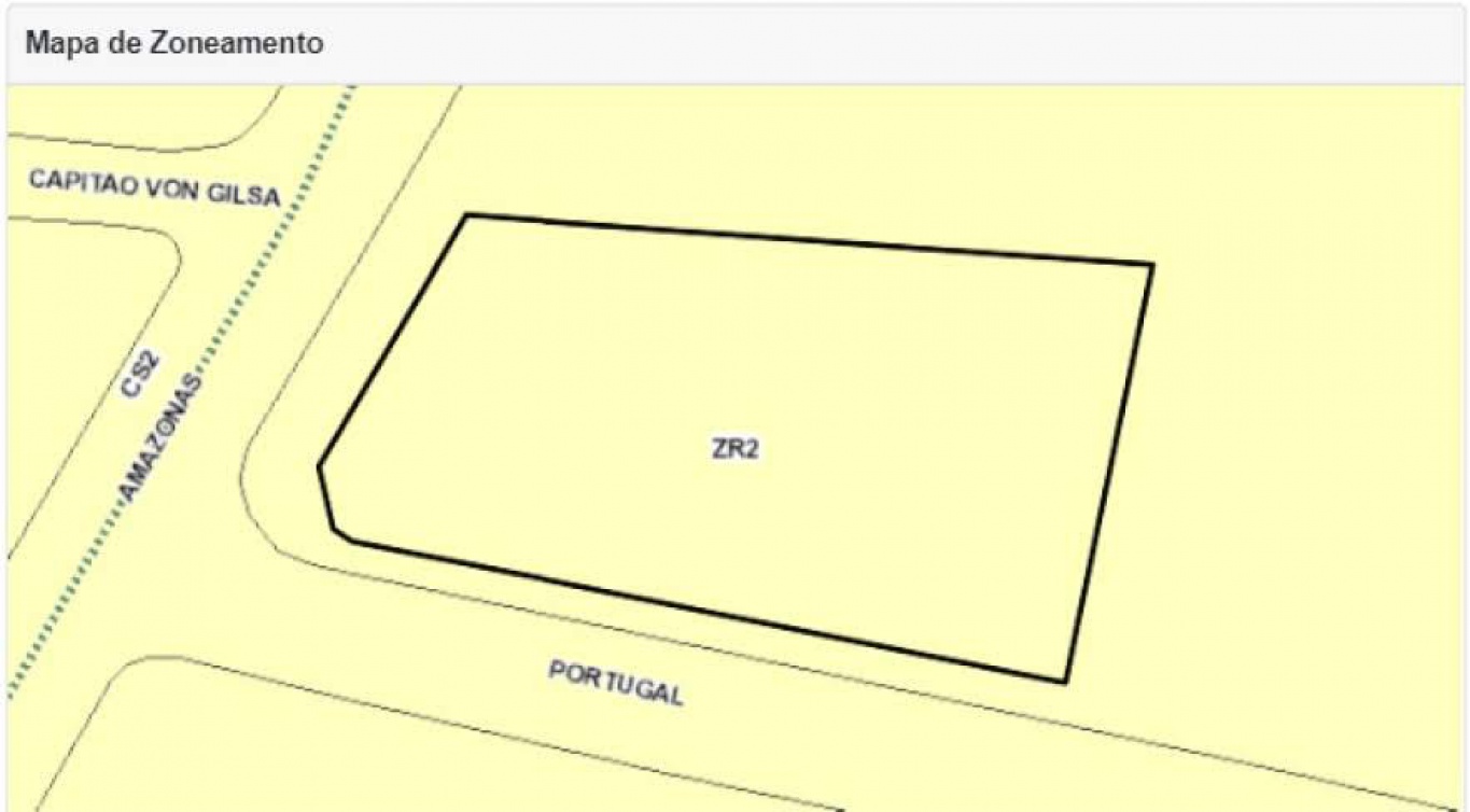 Terreno comercial com duas frentes com 1.246,87 m, sendo 22,80 metros de frente com Rua Amazonas e 51 metros de frente com Rua Portugal. — foto 4