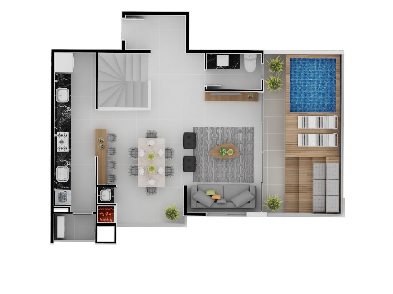 cobertura duplex com 03 suítes, piscina privativa no bairro Velha, apartamento a venda em blumenau, dinamica sul, loft a venda, bairro velha, centro, vila germânica, salão de festas, imobiliaria em blumenau