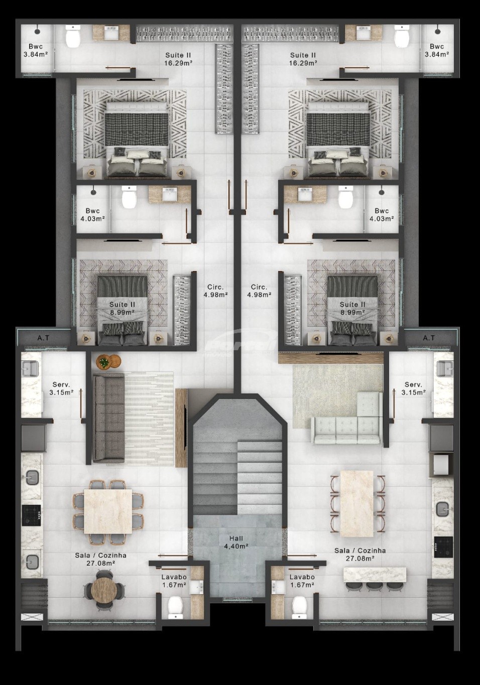 Apartamento de 2 quartos, 70m² no bairro Centro, em Balneário Piçarras | Eu Corretor