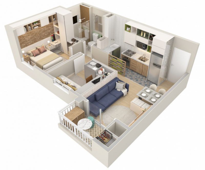 Apartamento para alugar com 2 quartos, 45m² - Foto 2