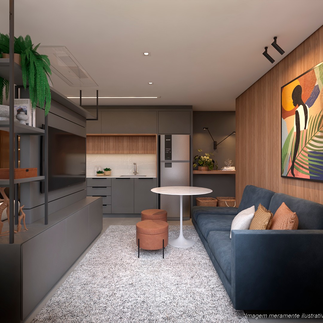 Kitnet e Studio à venda com 1 quarto, 28m² - Foto 6