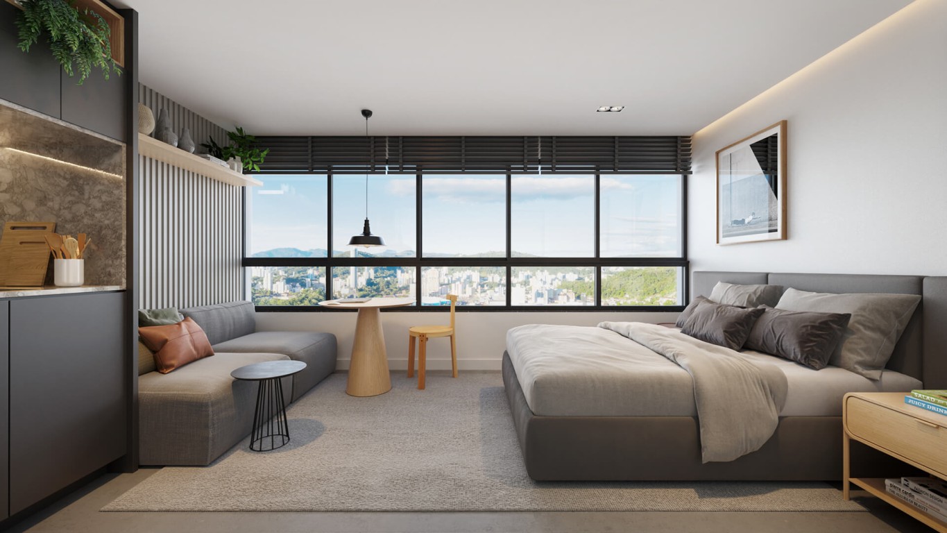 Kitnet de 1 quarto, 22m² no bairro Velha, em Blumenau | Eu Corretor