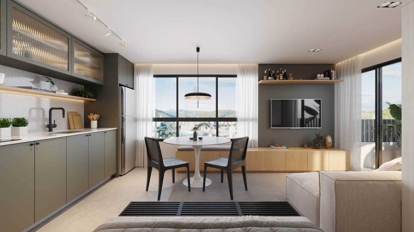 Kitnet de 1 quarto, 22m² no bairro Velha, em Blumenau | Eu Corretor