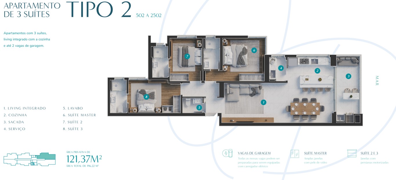 Apartamento, 3 quartos, 121 m² - Foto 23