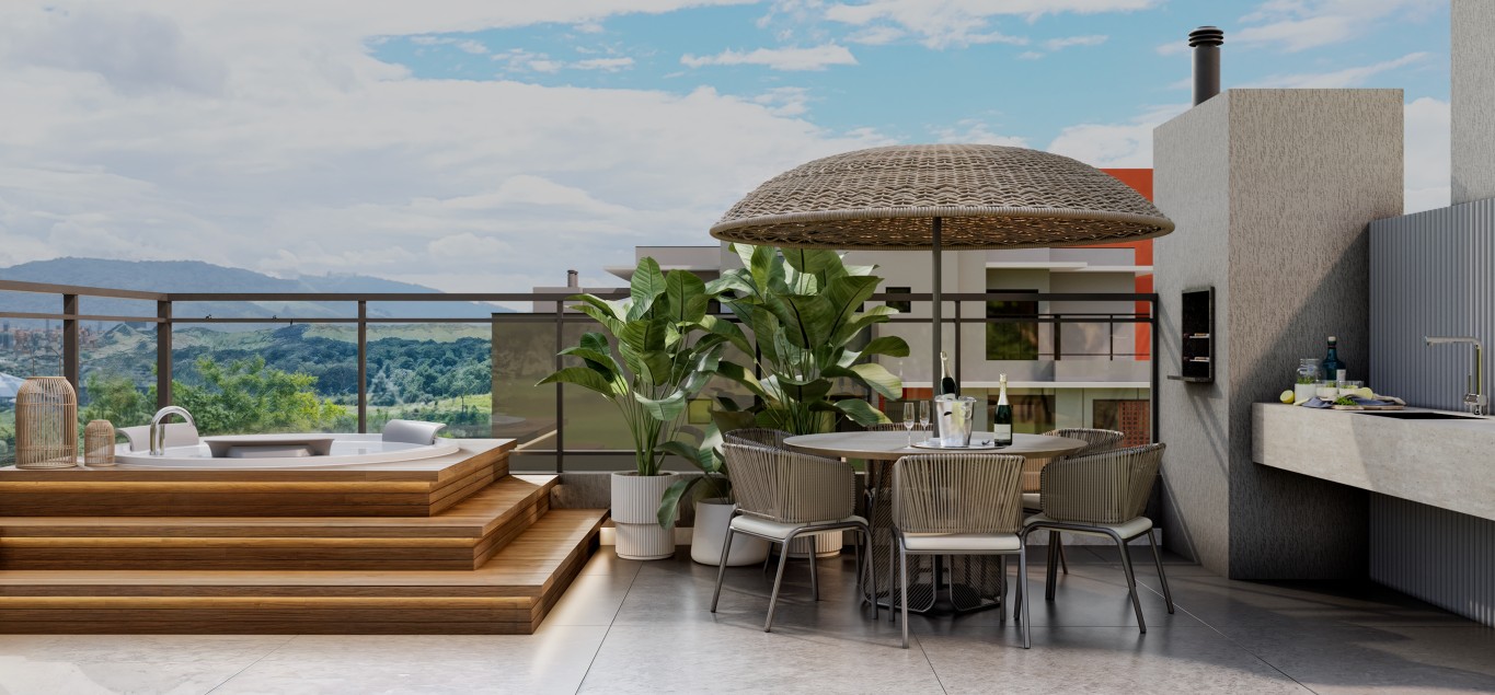Cobertura, 3 quartos, 108 m² - Foto 2