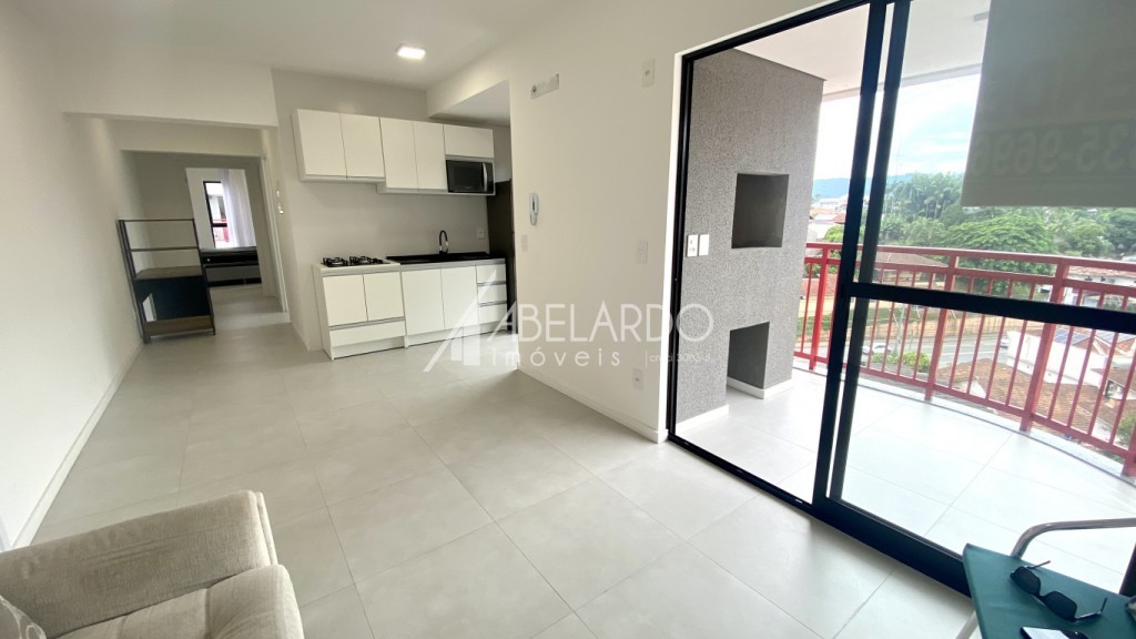 APARTAMENTO SEMIMOBILIADO COM DOIS DORMITÓRIOS, SENDO UMA SUÍTE E UMA VAGA DE GARAGEM - BAIRRO VELHA — foto 6
