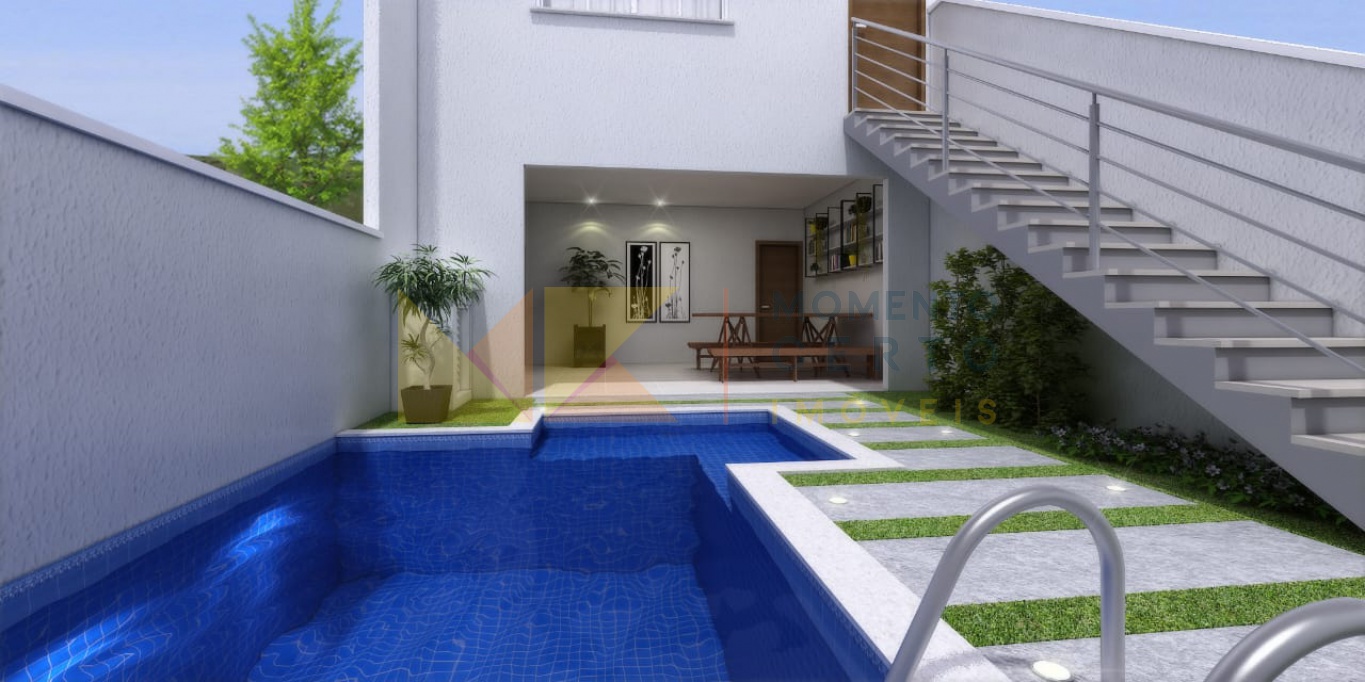 Sobrado a venda, localizado no coração do Bairro Água Verde com piscina, 3 amplas suítes e 2 vagas de garagem. — foto 4