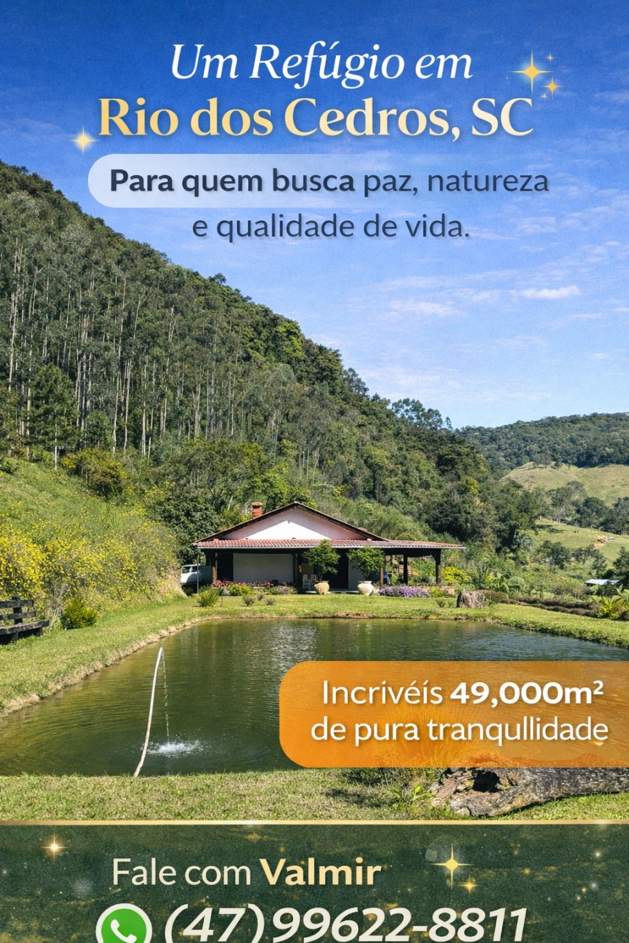 Era uma vez... um refúgio escondido entre as montanhas de Rio dos Cedros - foto 1