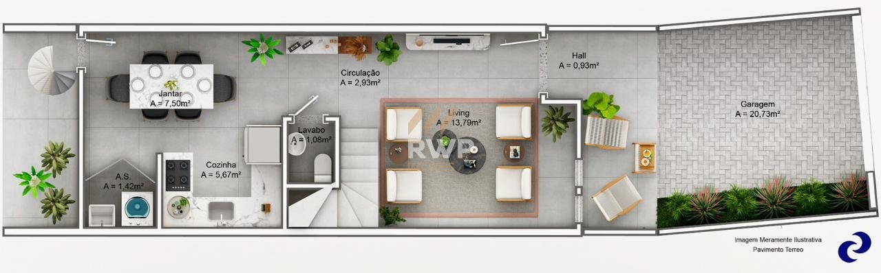 Sala/Cozinha