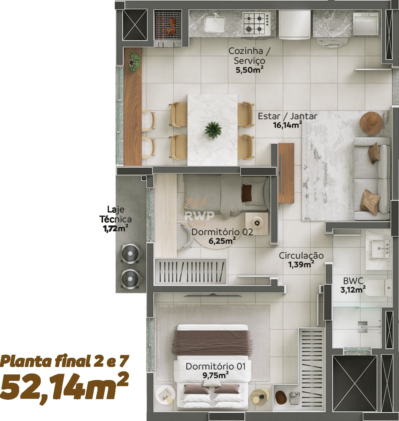 Planta Final 2 e 7