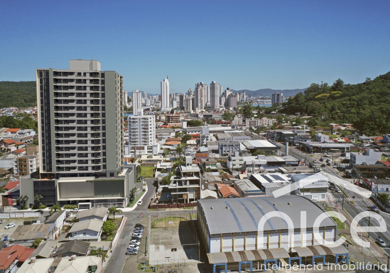 Vista geral do prédio