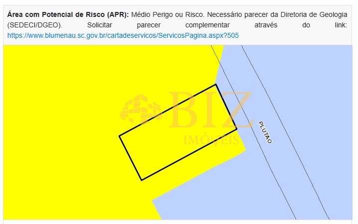 Lote/Terreno de 450m² no bairro Escola Agrícola, em Blumenau | Eu Corretor