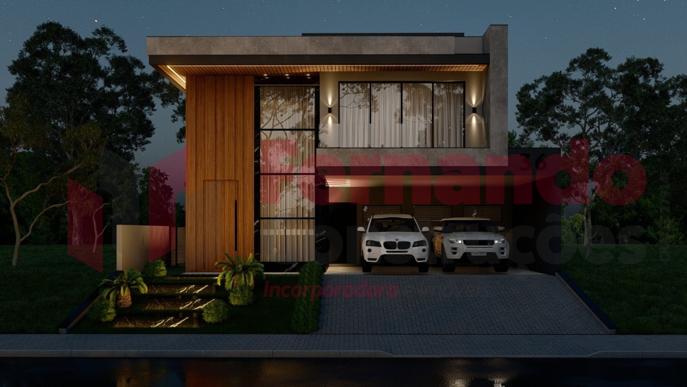 Fachada iluminada