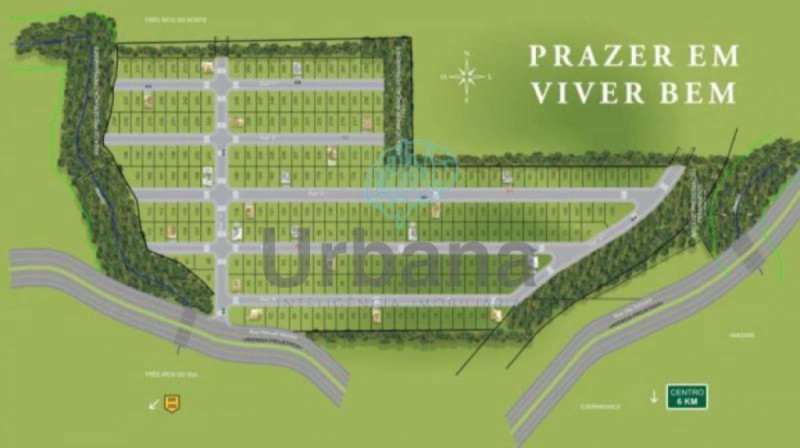 Terreno rua sem saída em Jaraguá do Sul no Loteamento Montreal - Urbana Imóveis - Imobiliária em Jaraguá do Sul