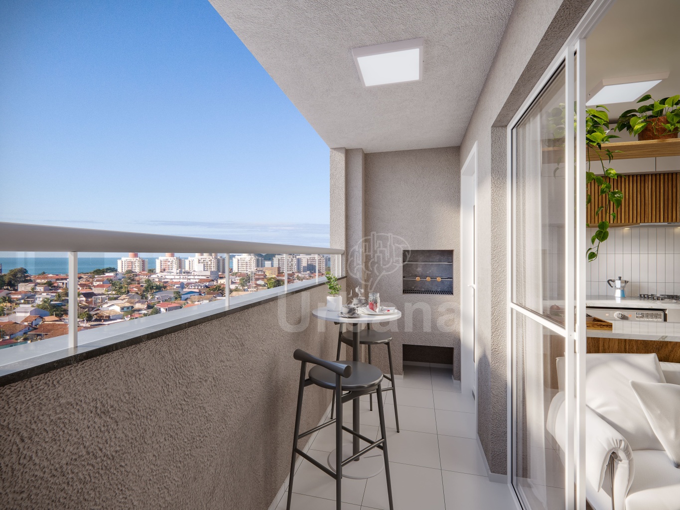 Apartamento com 2 quartos em Penha - Urbana Imóveis - Imobiliária em Jaraguá do Sul