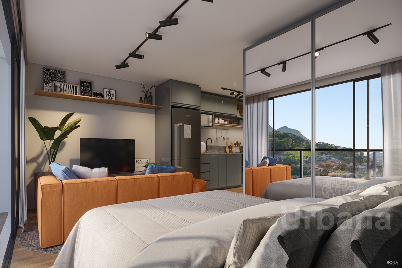 Apartamento com garden no Boulevard 500 em Nova Brasília | Urbana Imóveis