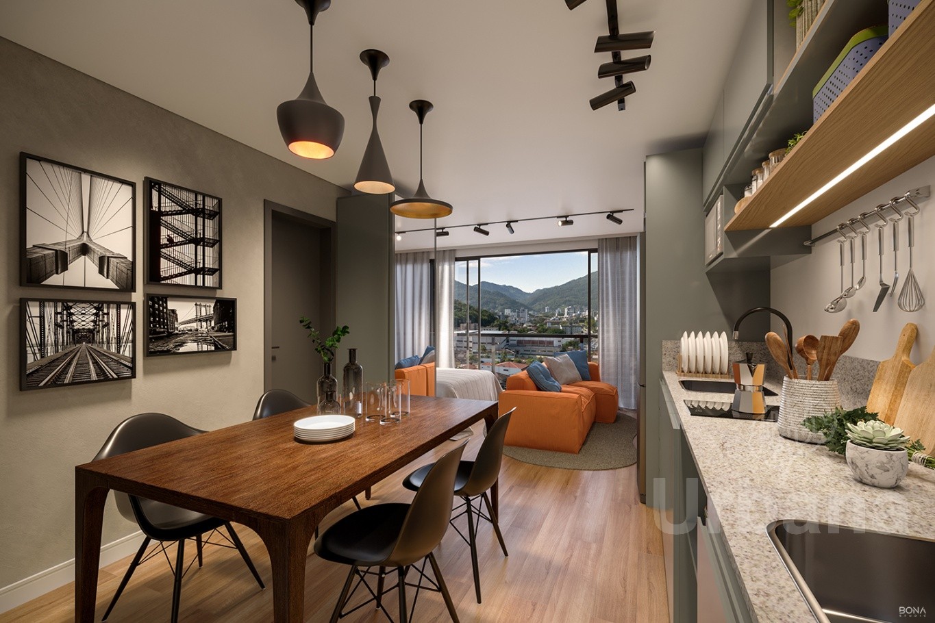 Apartamento com garden no Boulevard 500 em Nova Brasília | Urbana Imóveis