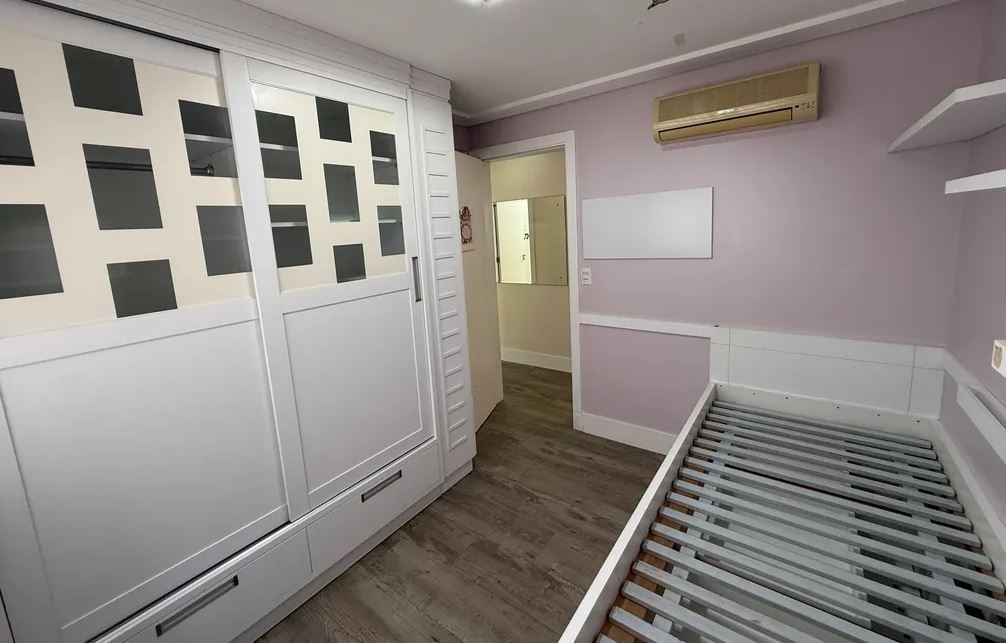 Apartamento mobiliado à venda no Centro de Jaraguá do Sul – 3 dormitórios, 2 vagas e 107m² privativos