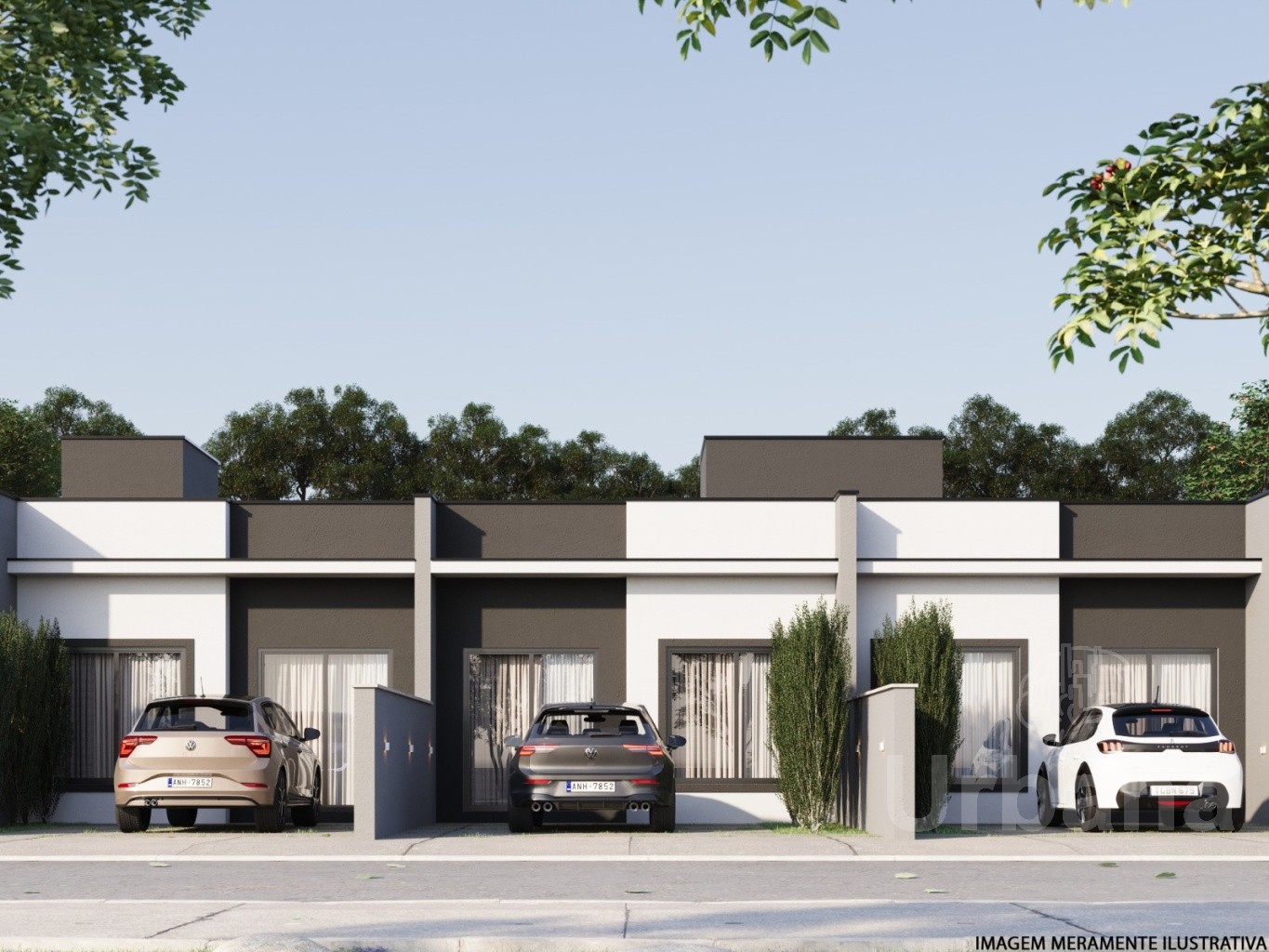 Casa geminada no bairro Estrada Nova com 2 quartos