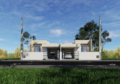 Casa geminada no Centro de Schroeder | Urbana Imóveis