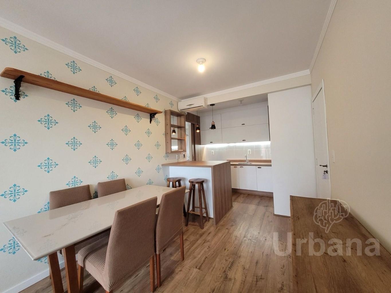 Apartamento mobiliado no Residencial Crystal Garden – Três Rios do Sul | Imobiliária Urbana