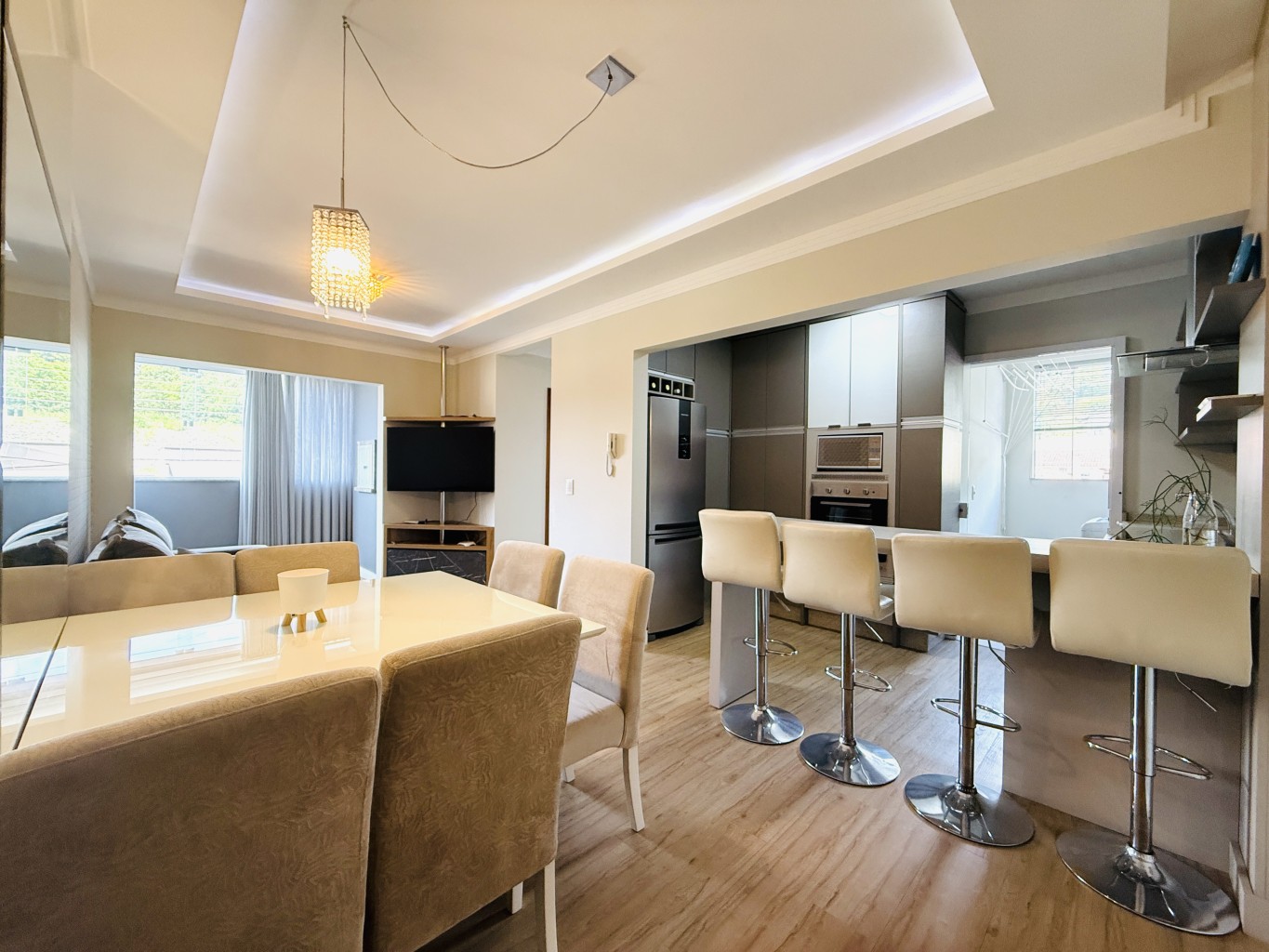 Apartamento mobiliado com 2 quartos no Jaraguá Esquerdo - Jaraguá do Sul