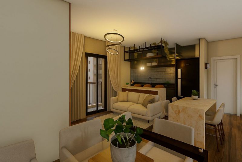 Apartamento com 2 quartos no Amizade Residencial Patmos com elevador