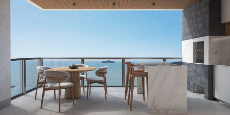 Ivo Trevisani Tower – Apartamento Face Sul com Vista Mar e 140m² | Urbana Imóveis