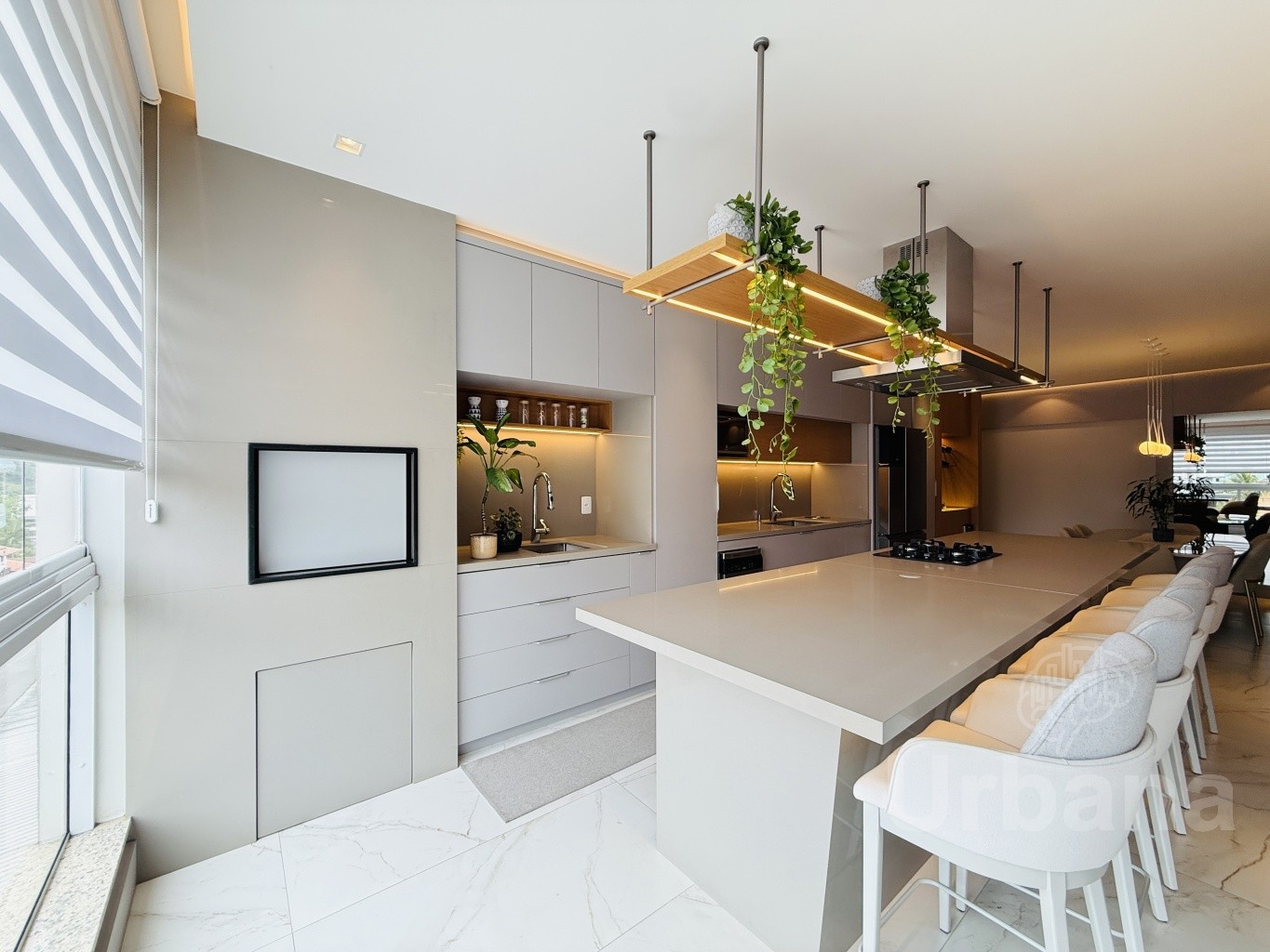 Apartamento mobiliado no Buonavita Residenziale – Barra do Rio Cerro | Urbana Imóveis