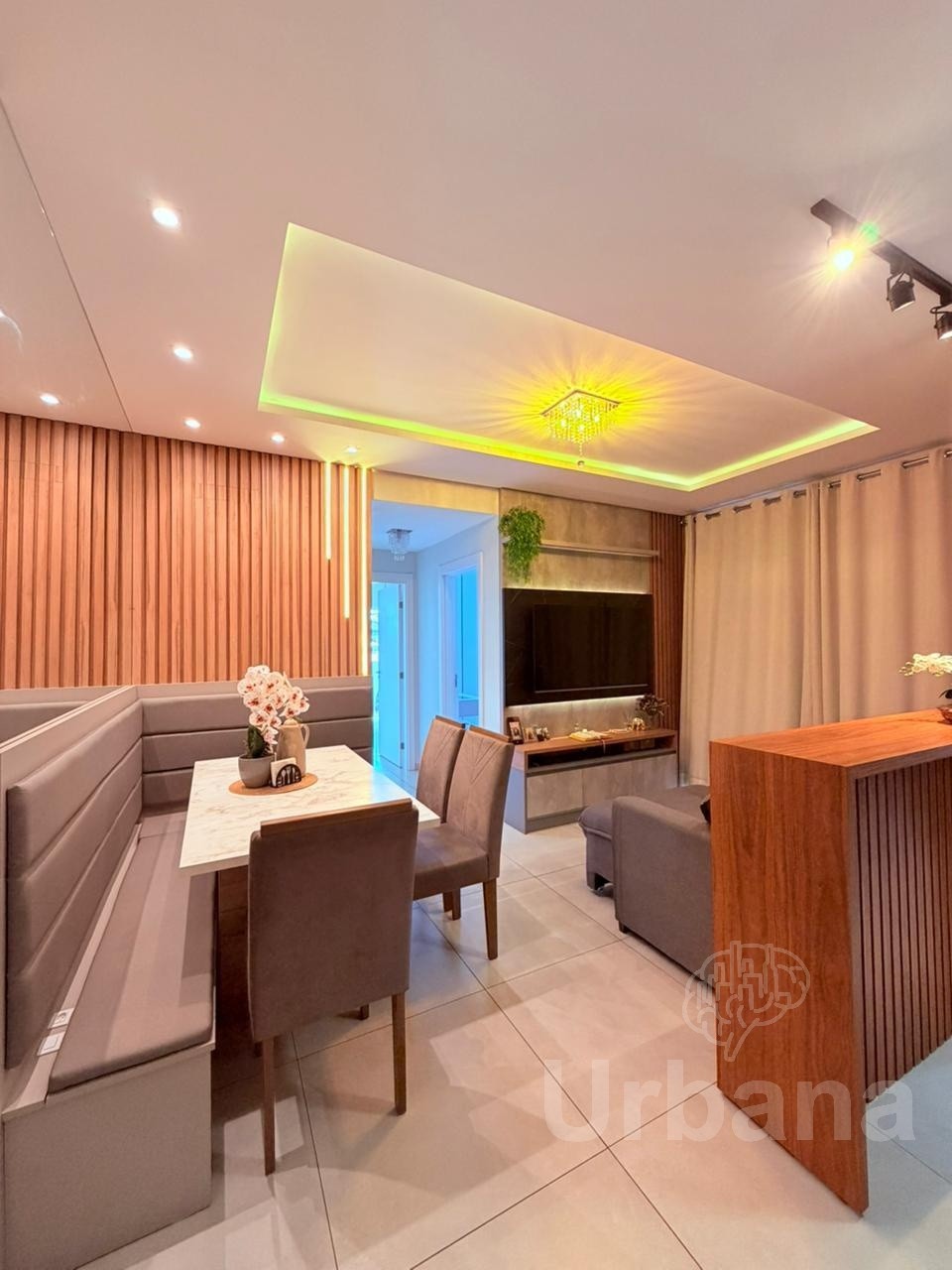 Apartamento mobiliado com suíte e 1 quarto na Vila Lenzi - Jaraguá do Sul | Imobiliária Urbana