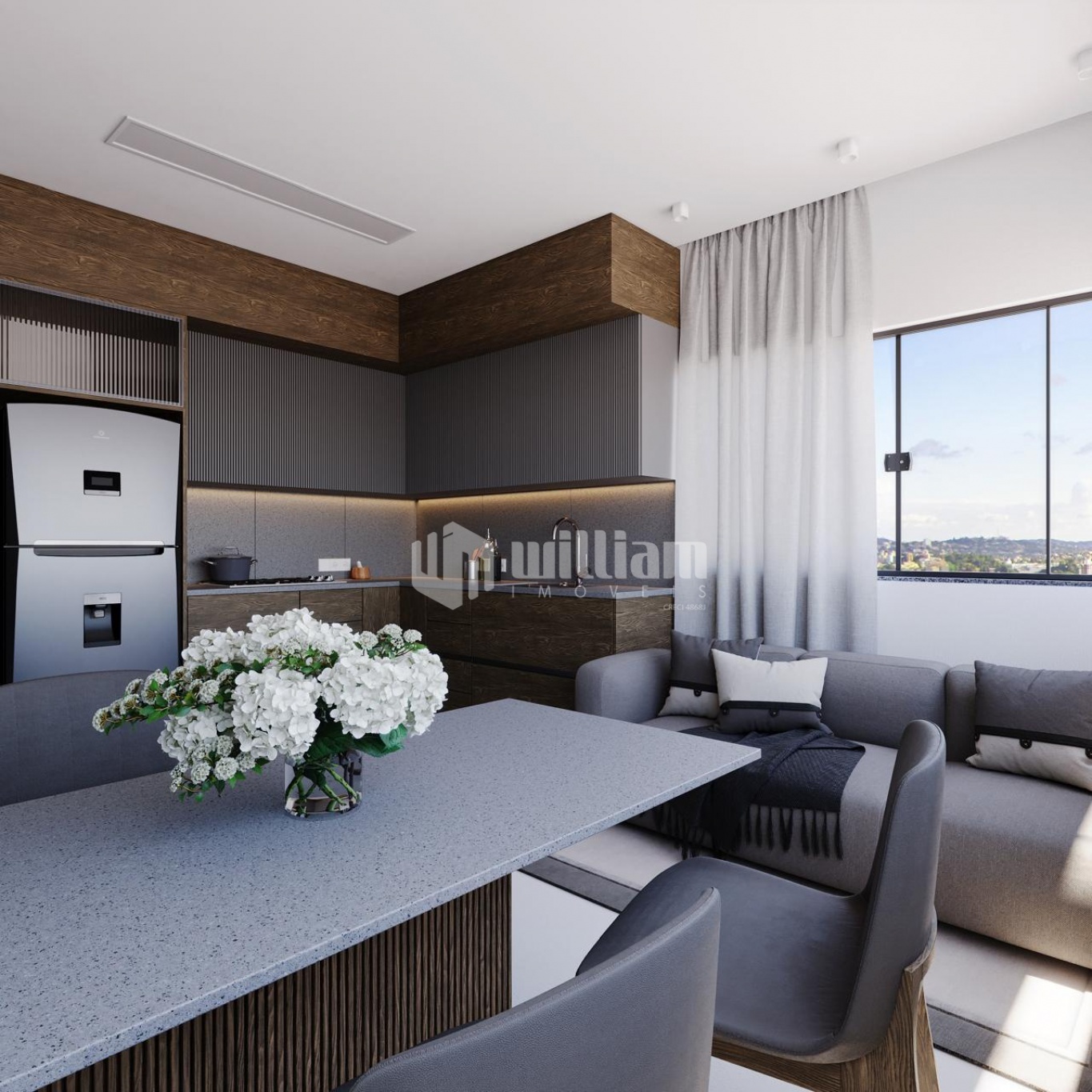 Apartamento de 1 quarto, 29m² no bairro Centro, em Brusque | Eu Corretor