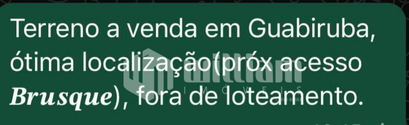 Lote/Terreno no bairro Guabiruba Sul, em Guabiruba | Eu Corretor