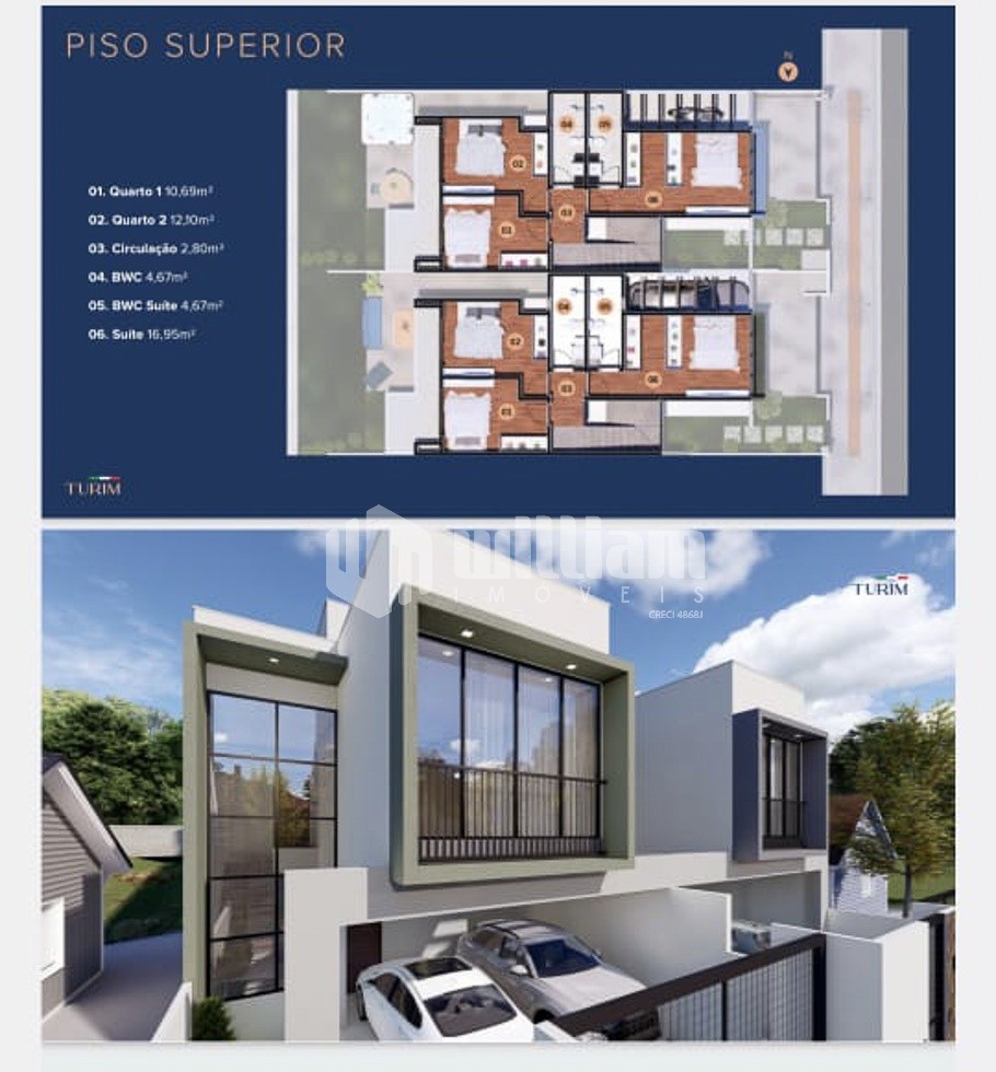 Casa de 3 quartos, 147m² no bairro Guabiruba Sul, em Guabiruba | Eu Corretor