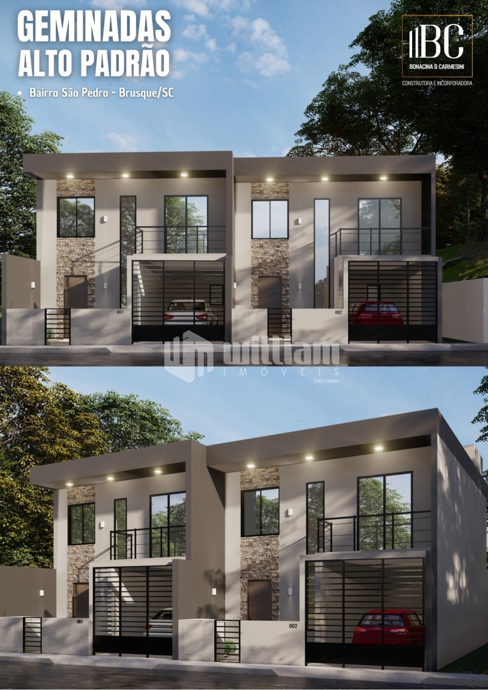 Casa de 3 quartos, 135m² no bairro São Pedro, em Brusque | Eu Corretor