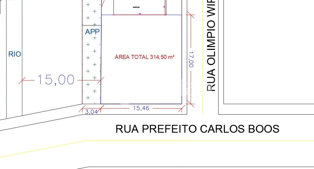 Lote/Terreno de 314m² no bairro Aymoré, em Guabiruba | Eu Corretor