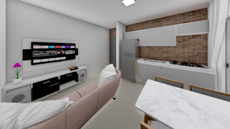 Apartamento de 2 quartos, 44m² no bairro Dom Joaquim, em Brusque | Eu Corretor