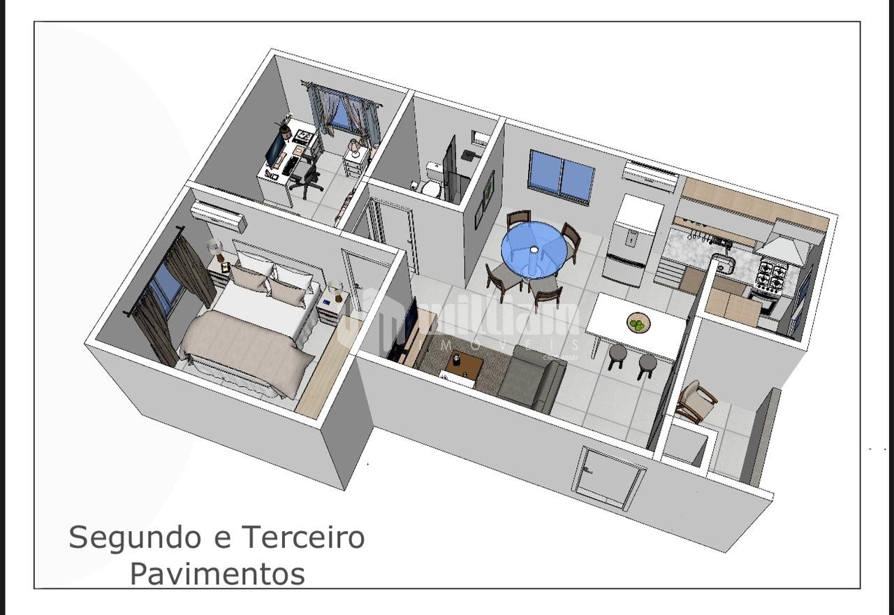 Apartamento de 2 quartos, 57m² no bairro Centro, em Guabiruba | Eu Corretor