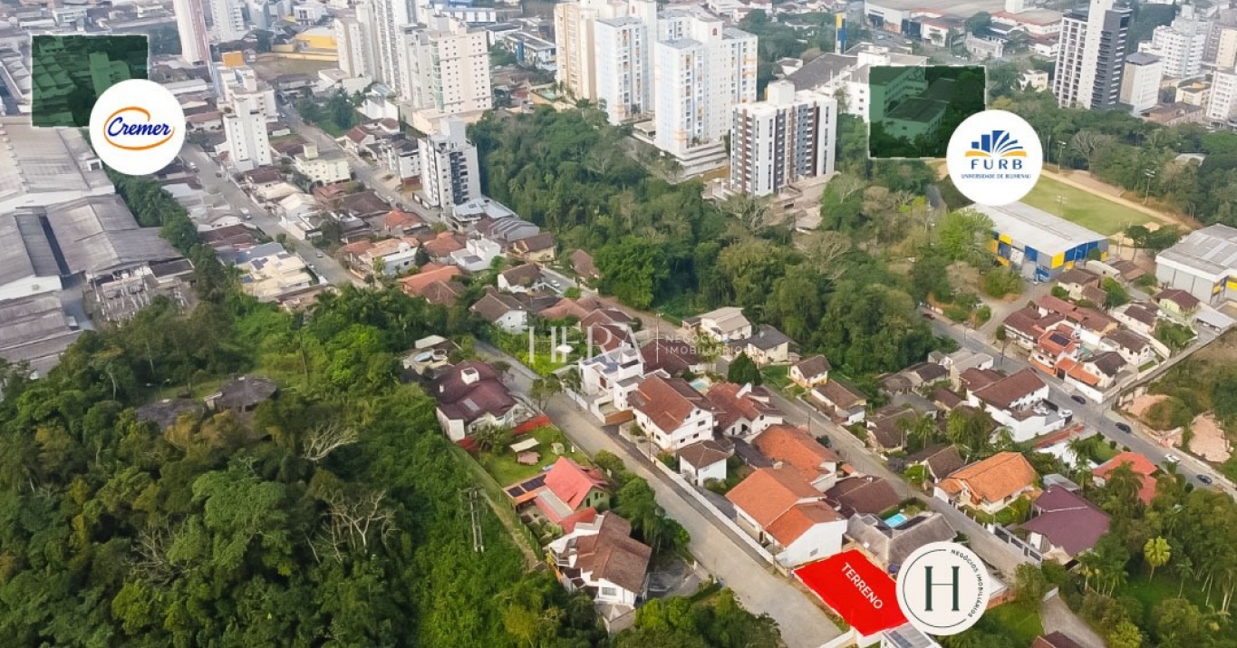 Excelente terreno a venda em região central de Blumenau, a poucos minutos da FURB - foto 1