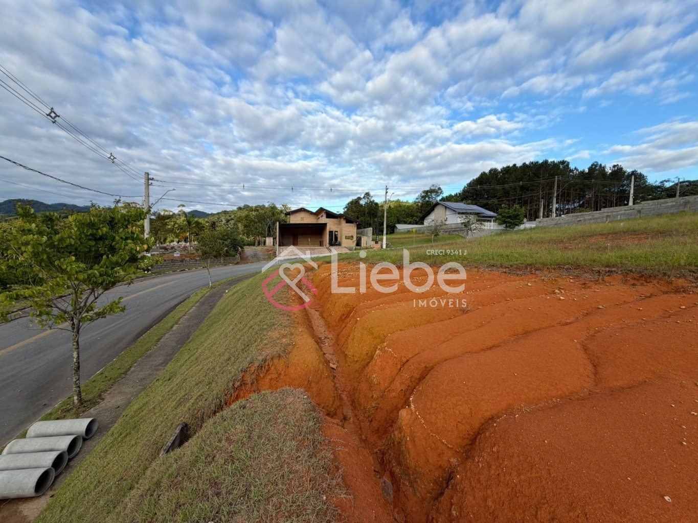 Terreno Lindo de Esquina no Residencial Green Park no Bairro Ribeirão Herdt em Pomerode com 526,27m, fazendo frente (esquina) em 44,57 metros. — foto 6