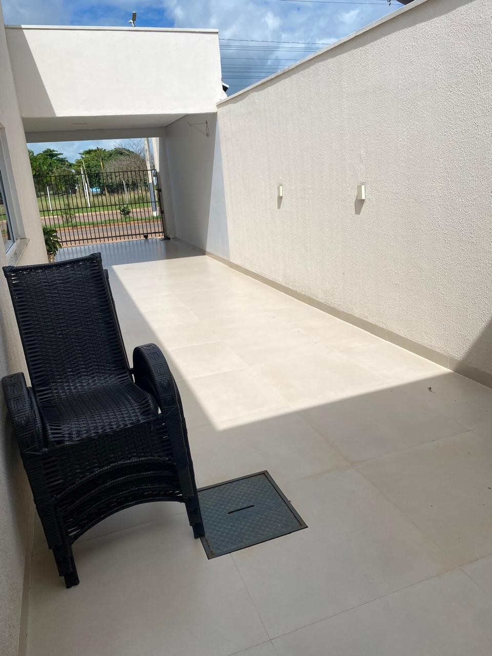 Lateral da casa