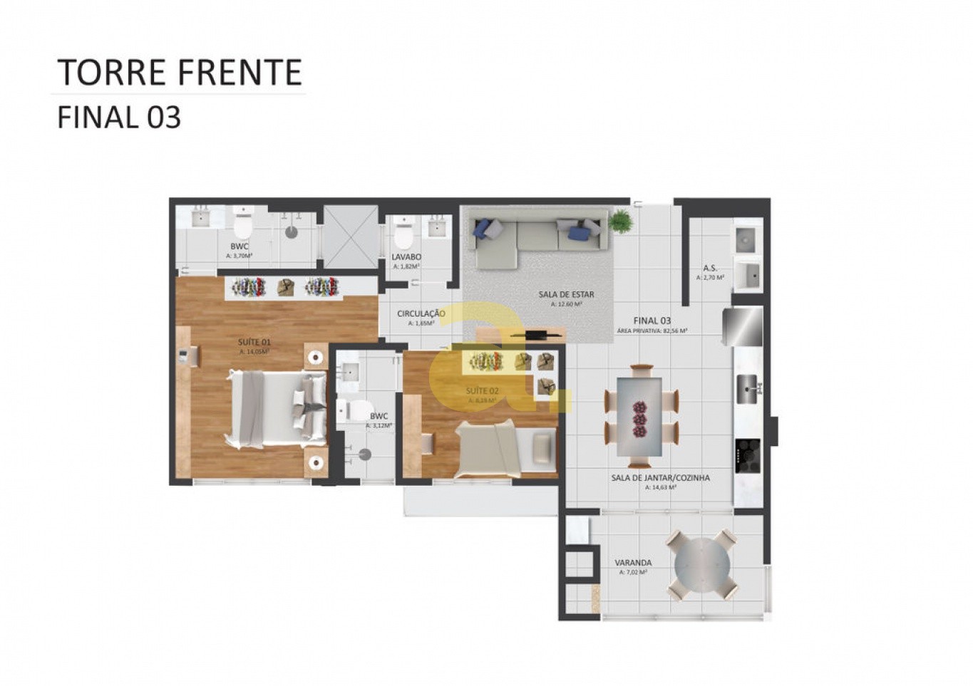 Apartamento à venda com 3 quartos, 93m² - Foto 28