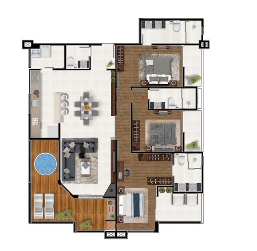 Cobertura à venda com 3 quartos, 143m² - Foto 2
