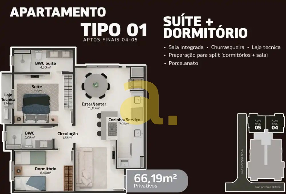 Apartamento, 2 quartos, 66 m² - Foto 11