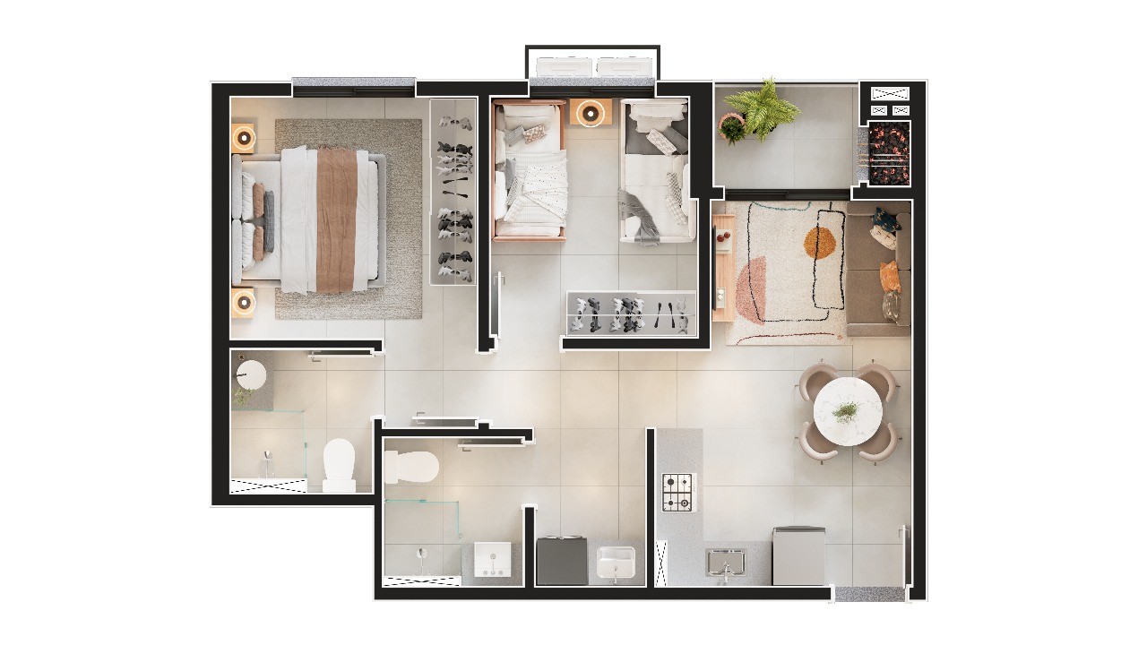 Apartamento, 2 quartos, 52 m² - Foto 22