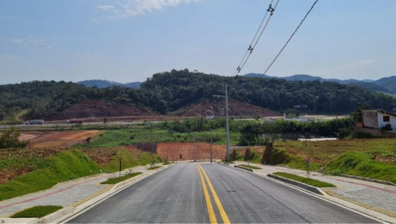 Lotesa parte de 360m de área, no Loteamento Pacoville II - Margem Esquerda - Gaspar/SC — foto 4