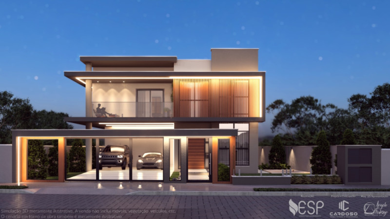 Casa de alto padrão no bairro Santa Terezinha em construção — foto 2