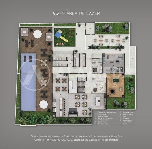 APARTAMENTO NOVO, MOBILIADO, 3 SUÍTES, CONDOMÍNIO COMPLETO — foto 3