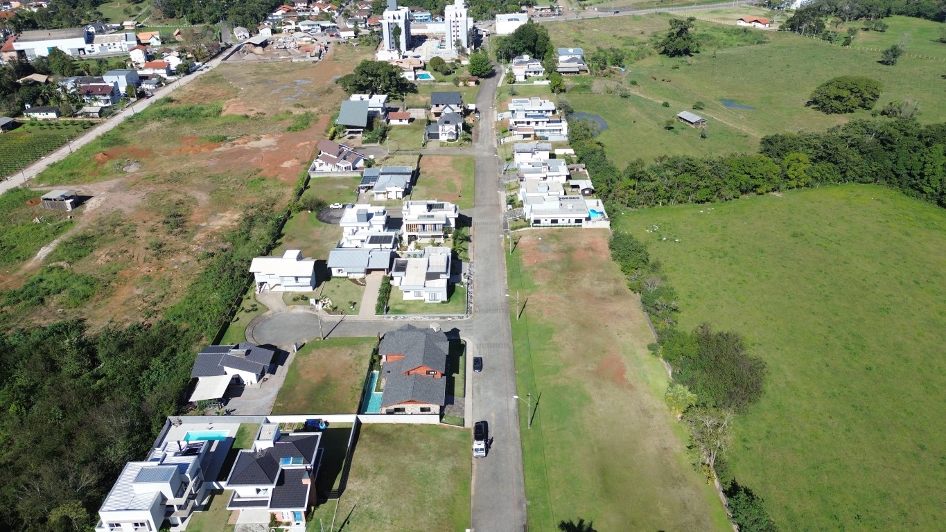 vista aérea do condomínio
